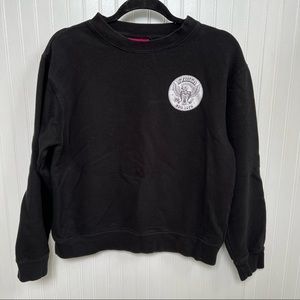 MNWKA Mishka NYC Black & White Death Adders Est. 1978 Crewneck Sweatshirt Small